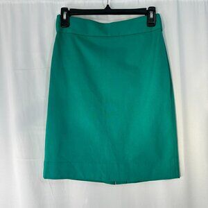 Banana Republic green pencil skirt size 2 petite